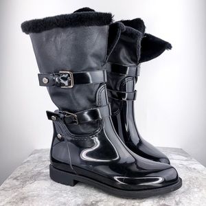 🚫SOLD!🚫 STUART WEITZMAN Rain Boots w/ Fur